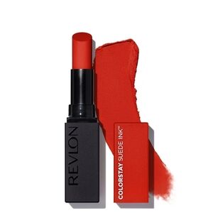 2pc Lot Revlon Colorstay Suede Ink 014 Spit Fire Lipstick